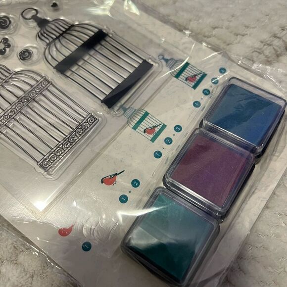 Stamp set and stencils - Picture 4 of 7